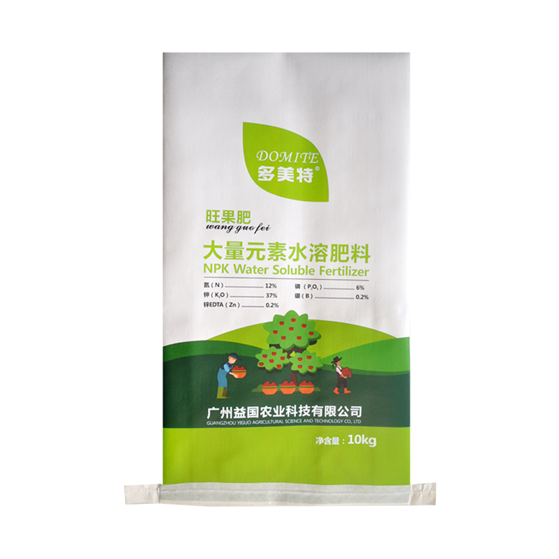 Bolsa Kraft de fertilizante soluble en agua con laminación tejida de plástico PP