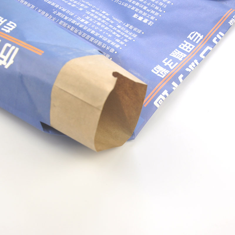 Bolsa de válvula de papel Kraft personalizada impermeable 100% para polvo de masilla de cemento